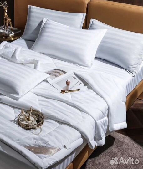 Постельное белье евро с одеялом