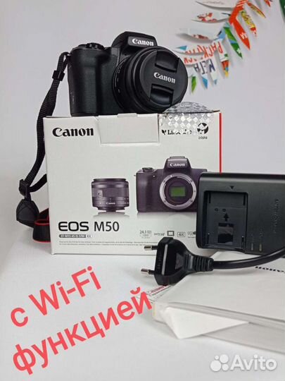 Canon eos m50 kit 15-45