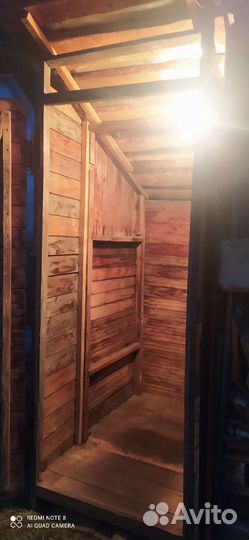 Дачный туалет деревянный