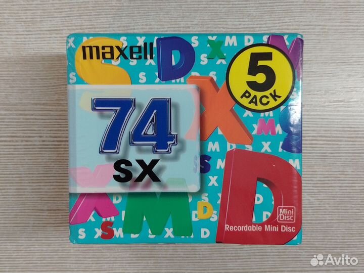 Минидиски MD Maxell SX 74 Japan