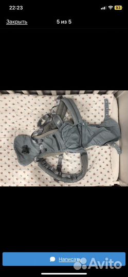 Хипсит-эргорюкзак Ave Baby Luxury