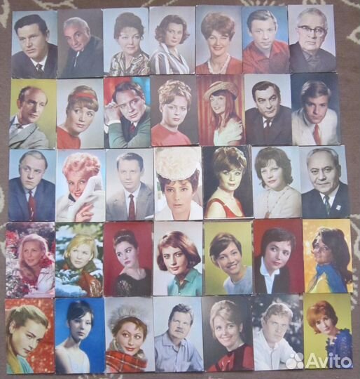 Артисты СССР Ч/Б 54 открытки - цветные 50 откр