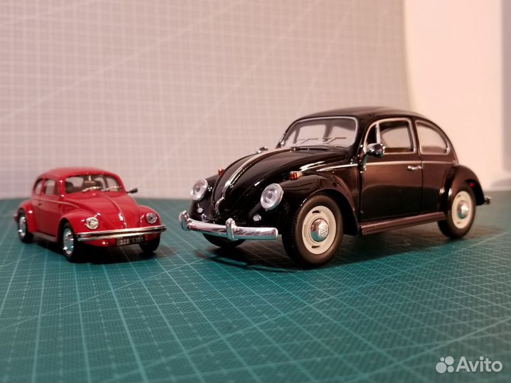 Volkswagen Beetle 1:24 металл, люкс