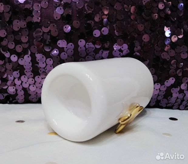 Подсвечник домик фигурка керамика новый