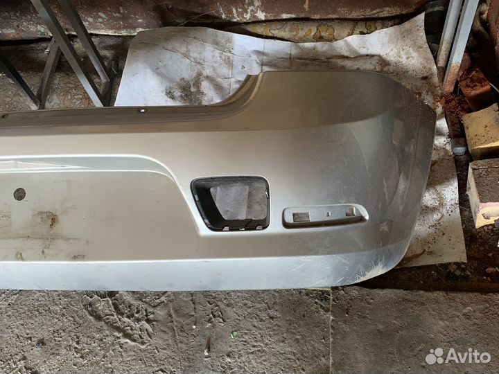 Бампер задний рено логан