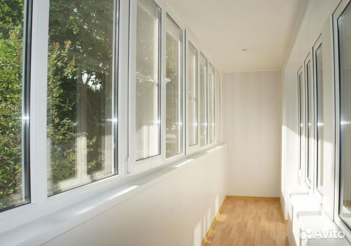 Окна на балкон распашное