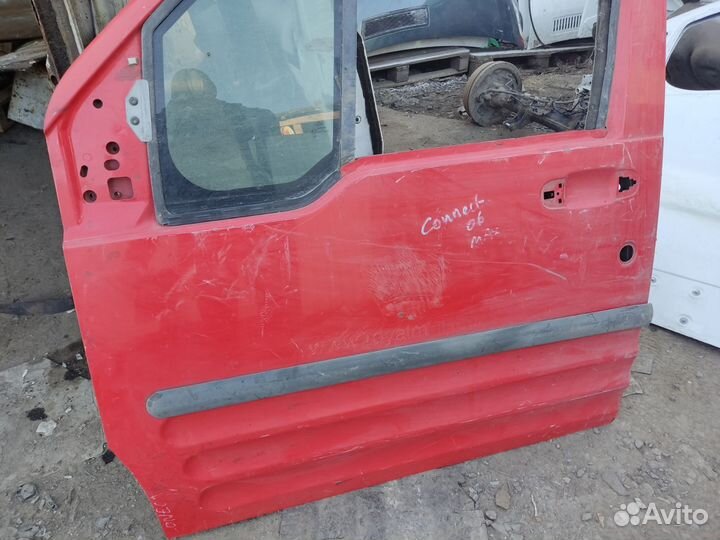 Дверь передняя левая Форд Коннект 1, 02-13г