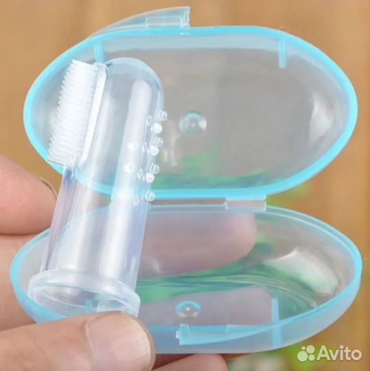 Зубная щетка детская масажная (на палец)