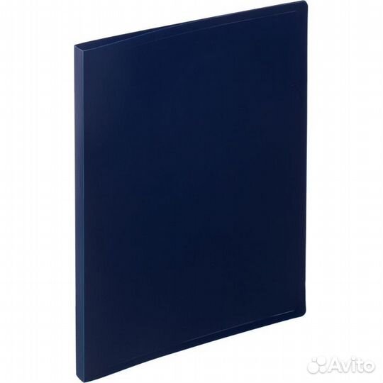 Папка с пруж.скоросшивателем\синяя 055S-Е