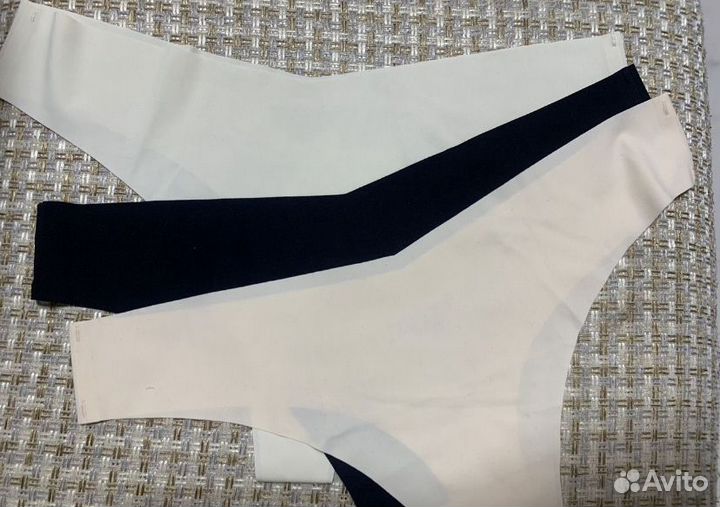 Женские трусы стринги бесшовные 3 шт набор