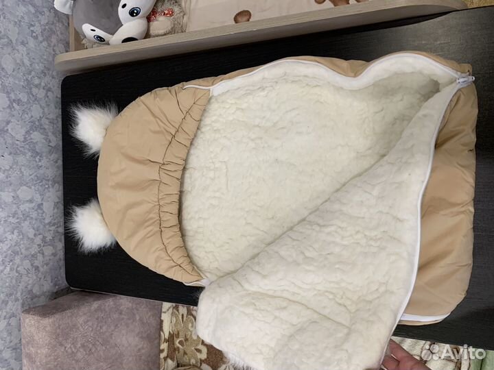 Конверт зимний на овчине