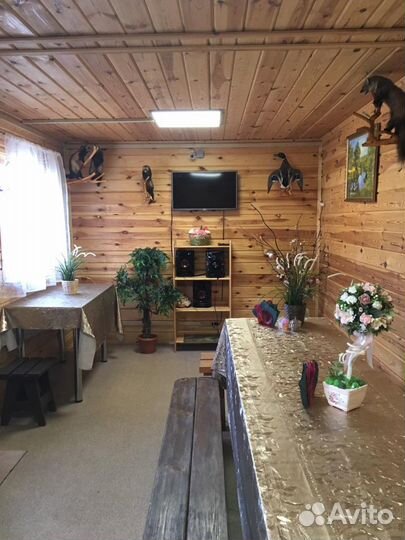 Баня на дровах, гостевой дом, беседка