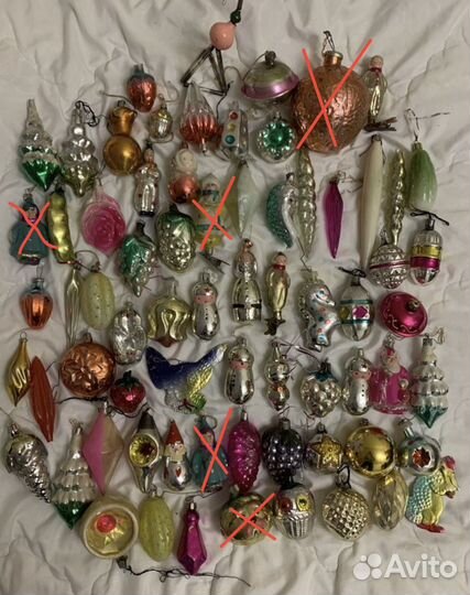 Елочные игрушки советские