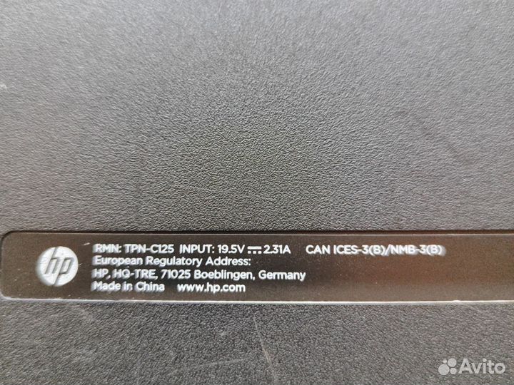 Ноутбук HP 15-ac103ur