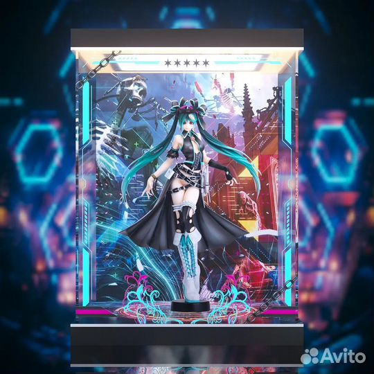 Витрина Бокс Кейс Фигурка Calne Ca Miku LED Акрил