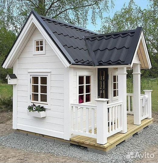 Детский игровой домик уличный