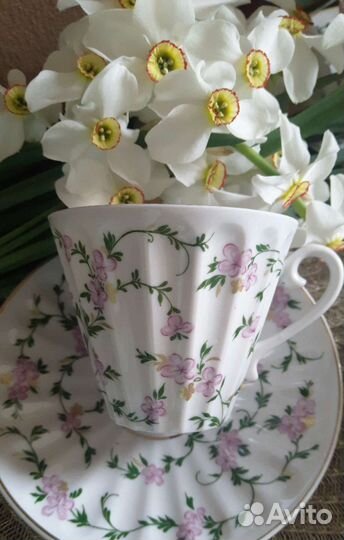 Фарфоровая чайная пара лфз