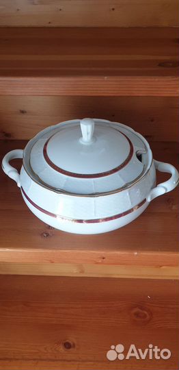 Фарфоровая супница СССР