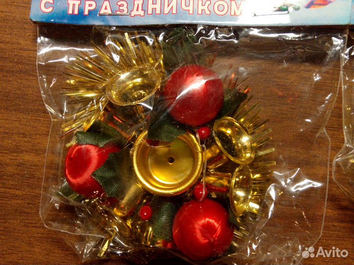 Новогодние украшения- подсвечники