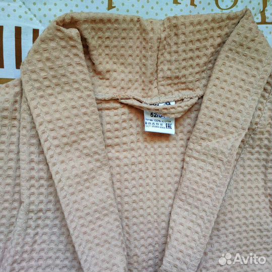 Халат банный вафельный новый