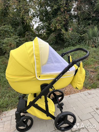 Коляска 2 в 1 adamex luciano Delux