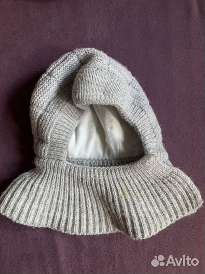Шапка шлем для новорожденных