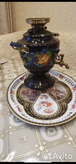 Самовар электрический расписной