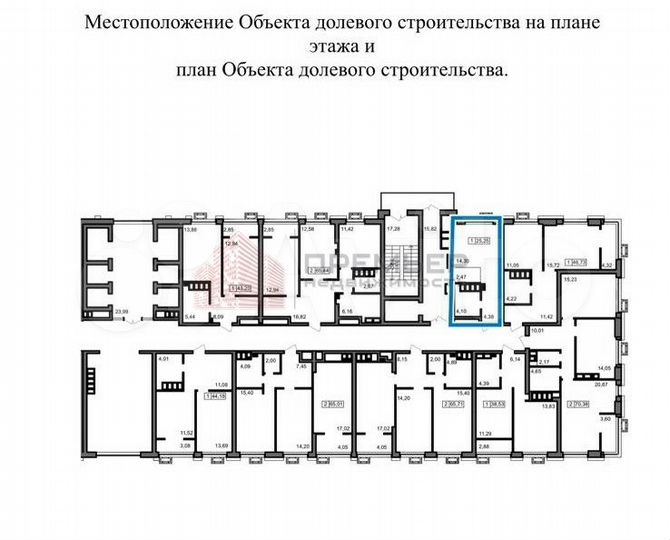 Квартира-студия, 25,3 м², 22/23 эт.