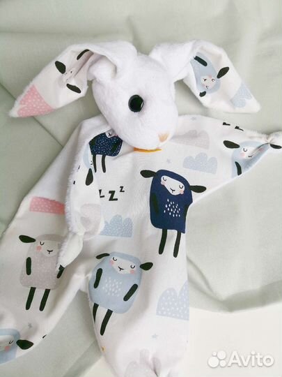 Игрушка комфортер заяц