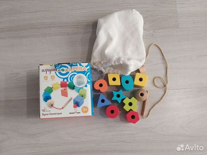 Развивающие игрушки Бусы геометрия