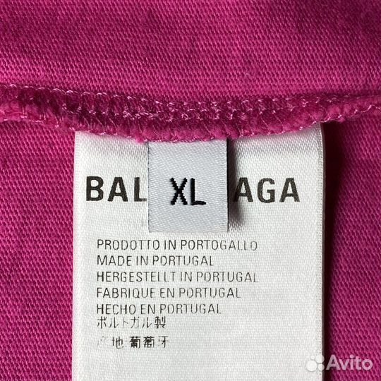 Balenciaga Розовая Футболка Оригинал