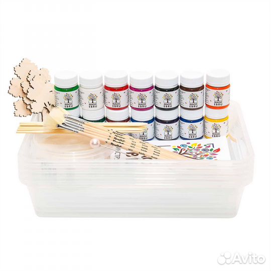 Набор красок эбру 