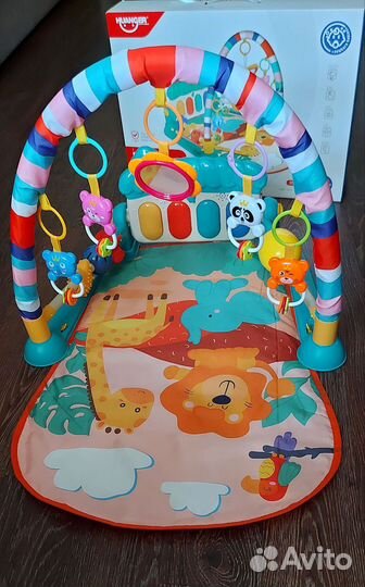 Развивающий игровой коврик с пианино