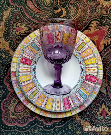 Посуда бокалы емкость кольца Zara home