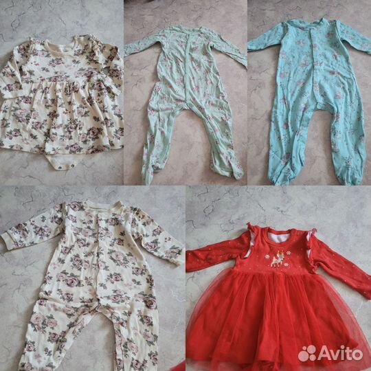 Детские вещи для девочки 74 80