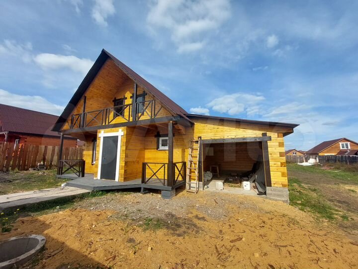 Коттедж 144 м² на участке 10 сот.