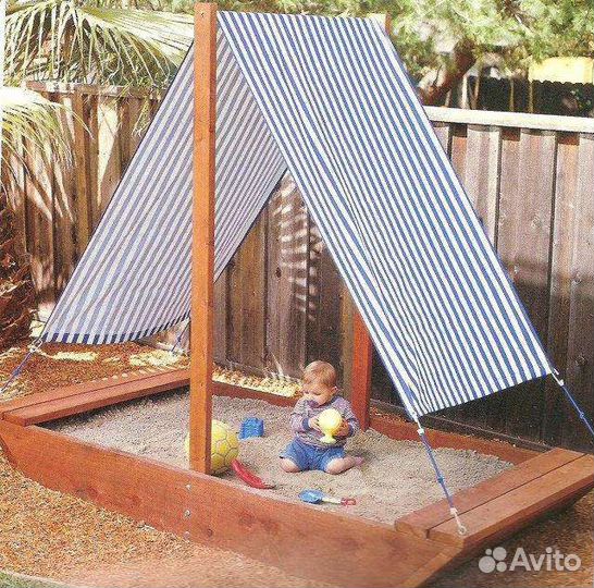 Песочница деревянная
