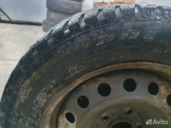 Зимняя резина с дисками r16