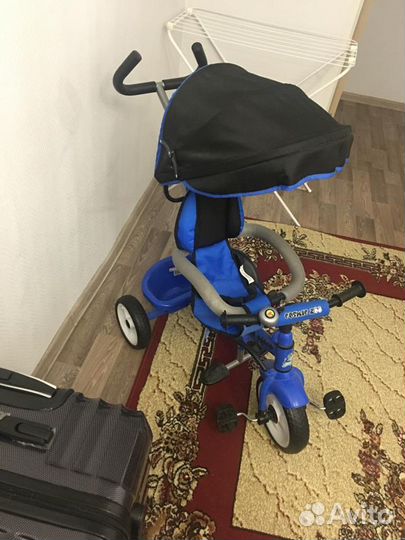 Детский велосипед с родительской ручкой