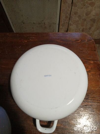 Кастрюля эмалированная 5л с крышкой