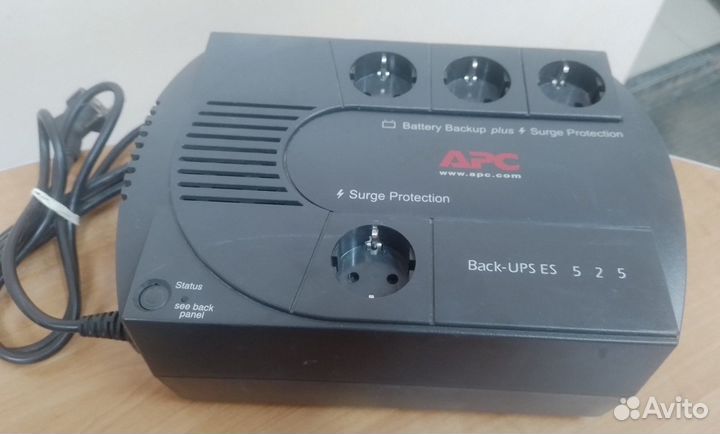 Резервный ибп APC + аккумулятор