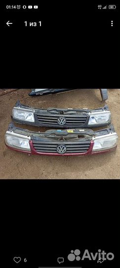 Решетка радиатора фары телевизор VW б4