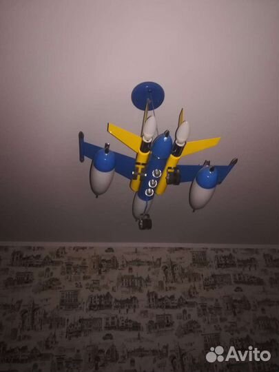 Светильник детский Самолёт
