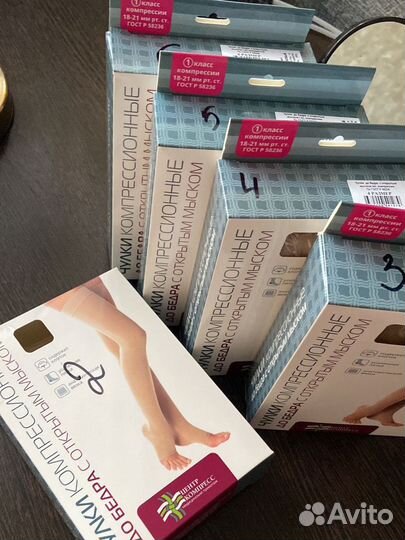 Компрессионные чулки 1 класс