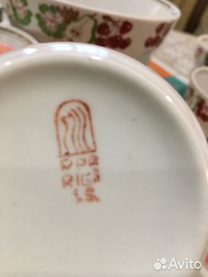 Набор посуды для фруктового салата. 6пр