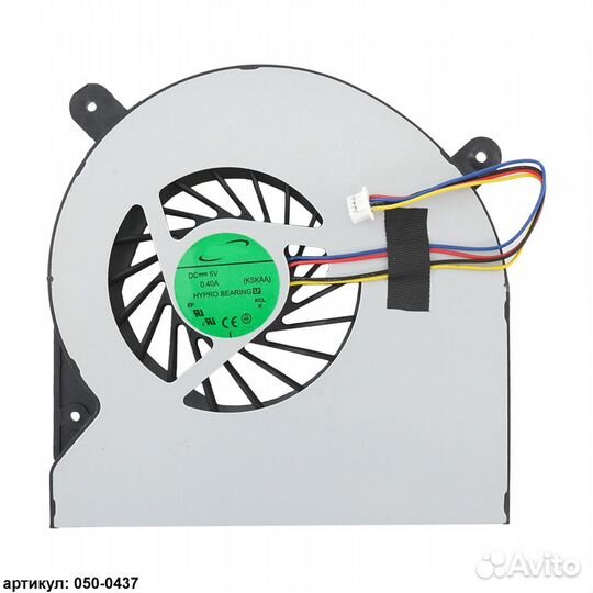 Кулер для ноутбука Asus G750J (4 pin) 15мм