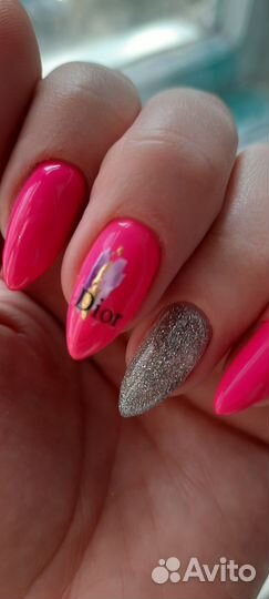 Маникюр. Гель лак. Центр.Наращивание ногтей