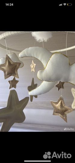 Музыкальный мобиль из фетра