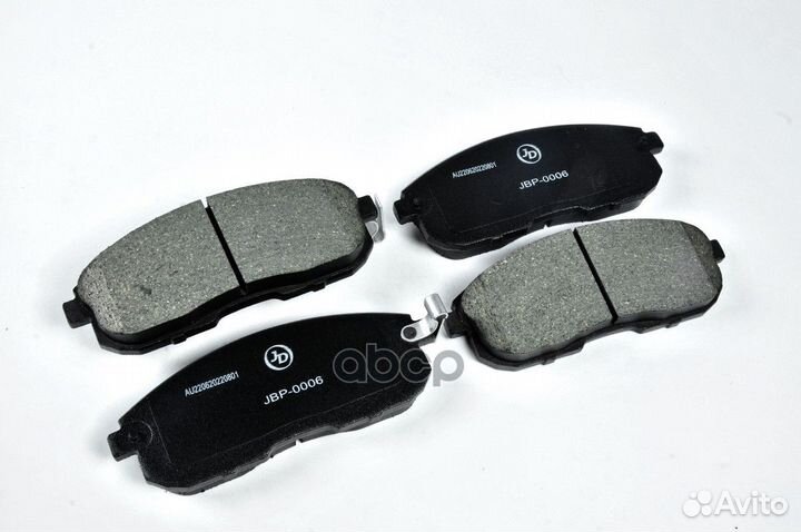 Колодки тормозные, передние D1119M JBP0006 Just