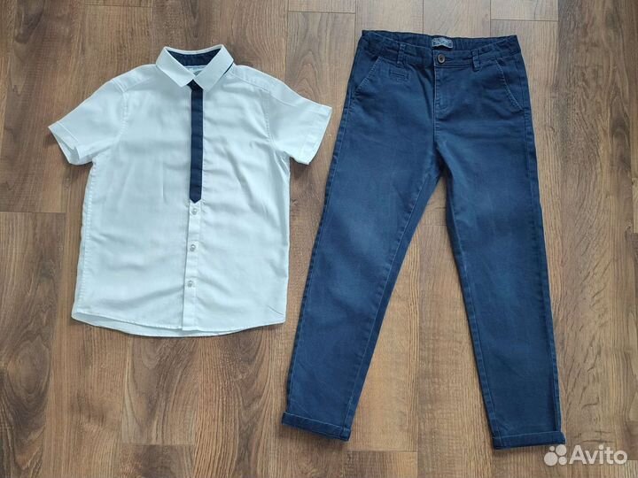 Школьная форма рубашка брюки Acoola 134 р